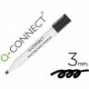 Rotulador q-connect pizarra blanca color negro punta redonda 3.0 mm - KF26035