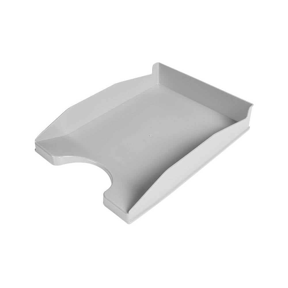 Bandeja sobremesa plastico q-connect gris opaco 240x70x340 mm