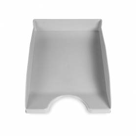 Bandeja sobremesa plastico q-connect gris opaco 240x70x340 mm