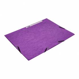 Carpeta q-connect gomas kf02171 carton simil-prespan solapas 320x243 mm violeta