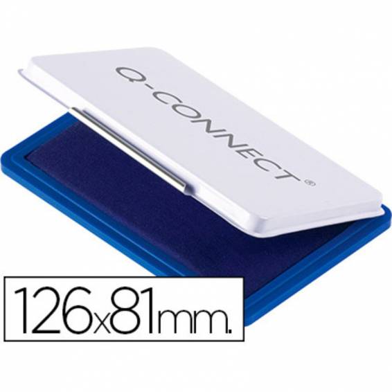 Tampon q-connect nº1 126x81 mm azul