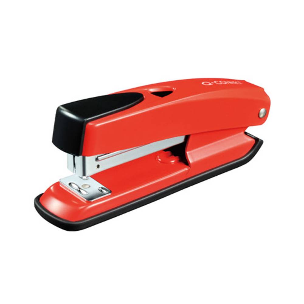 Grapadora q-connect kf02152 plastico abs roja capacidad 20 hojas