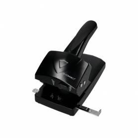 Taladrador q-connect kf01237 negro abertura 6,5 mm capacidad 65 hojas