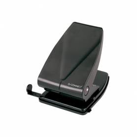 Taladrador q-connect kf01236 2 taladros color negro abertura 3,5 mm capacidad 40 hojas