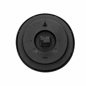 Reloj q-connect de pared plastico oficina redondo 34 cm marco negro