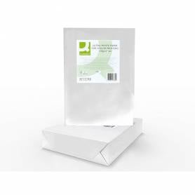 Papel fotocopiadora q-connect ultra white din a4 120 gramos paquete de 250 hojas