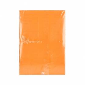 Papel color q-connect din a3 80 gr naranja intenso paquete de 500 hojas