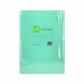 Papel color q-connect din a3 80gr verde paquete de 500 hojas