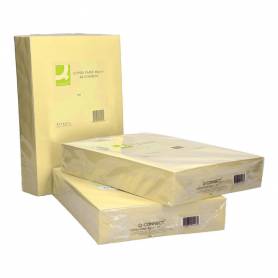 Papel color q-connect din a3 80gr champagne paquete de 500 hojas