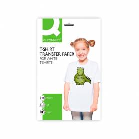 Papel q-connect transferencia para tela kf01430 din a4 bolsa de 10 hojas