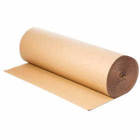 Carton ondulado q-connect 0,90x25 m 250 g/m2 kraft