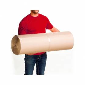 Carton ondulado q-connect 0,90x25 m 250 g/m2 kraft