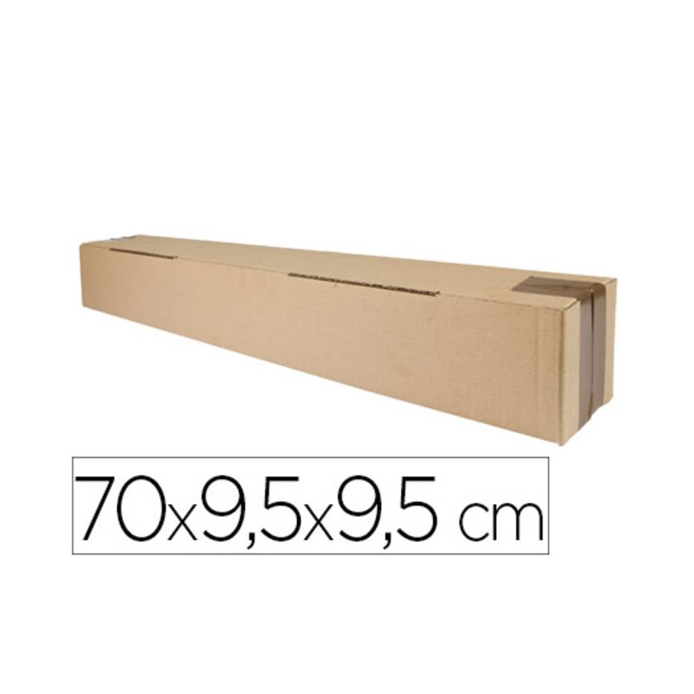 Caja para embalar q-connect tubo medidas 725x95x95 mm espesor carton 3 mm