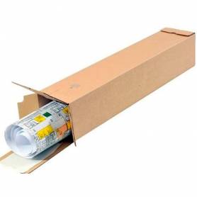 Caja para embalar q-connect tubo medidas 725x95x95 mm espesor carton 3 mm