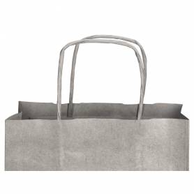 Bolsa kraft q-connect plata asa retorcida 240x100x310 mm