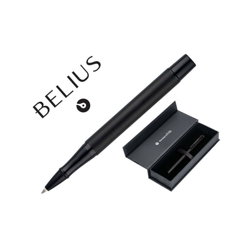 Roller belius unstoppable color negro tinta negra caja de diseño