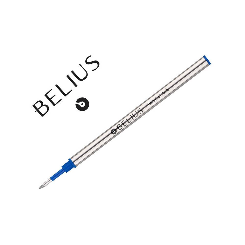 Recambio roller belius azul 0,7 mm caja 3 unidades