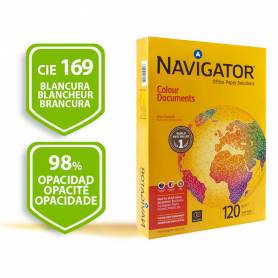 Papel fotocopiadora navigator din a3 120 gramos paquete de 500 hojas