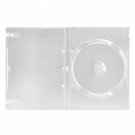 Caja dvd q-connect transparente pack de 5 unidades