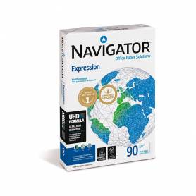 Papel fotocopiadora navigator din a4 90 gramos paquete de 500 hojas