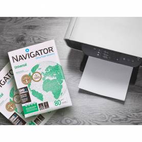 Papel fotocopiadora navigator din a4 80 gramos paquete de 500 hojas