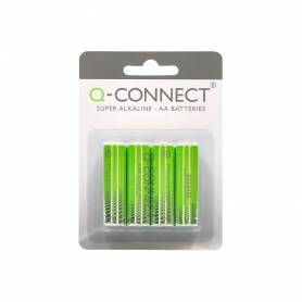 Pila q-connect alcalina aa blister con 4 unidades