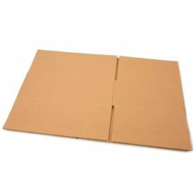 Caja para embalar q-connect usos varios carton doble canal marron 304x150x217 mm