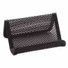 Portatarjetas q-connect metalico negro 11x7,5x5 cm - KF04728