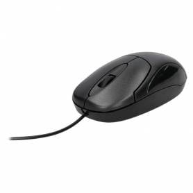 Raton q-connect optico 800 dpi usb 1,5 ghz negro