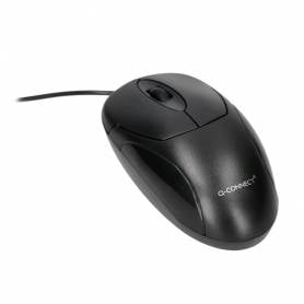 Raton q-connect optico 800 dpi usb 1,5 ghz negro