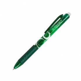 Recambio boligrafo q-connect retractil kf11060 borrable verde caja de 3 unidades