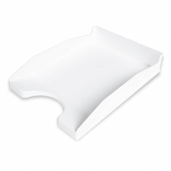 Bandeja sobremesa plastico q-connect blanco opaco 240x70x340 mm