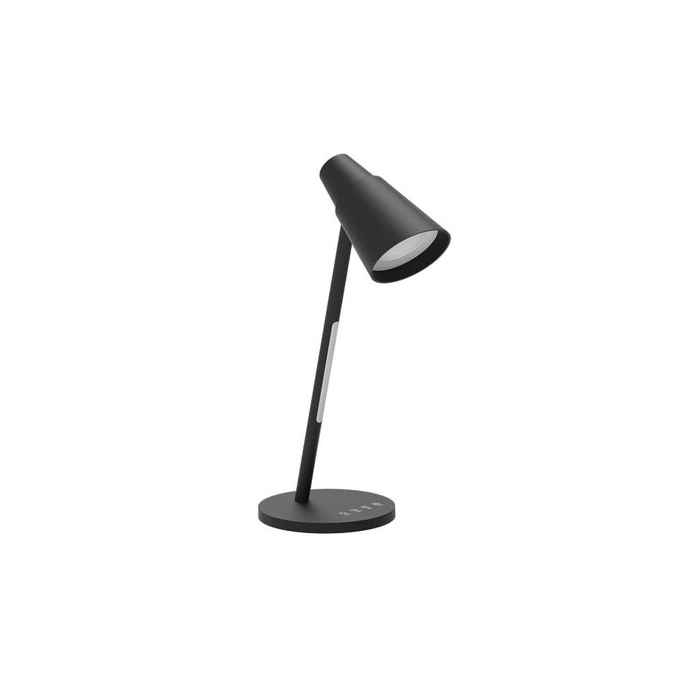 Lampara de oficina q-connect sobremesa abs tactil 6w 32 led 330lm color negro