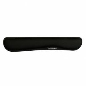 Reposamuñecas q-connect memory foam para teclado color negro 460x85x25 mm