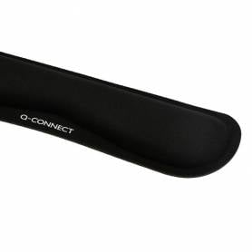 Reposamuñecas q-connect memory foam para teclado color negro 460x85x25 mm