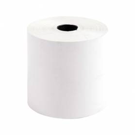 Rollo sumadora termico q-connect 80 mm ancho x 80 mm diametro sin bisfenol a papel de 70 g/m2