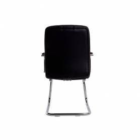 Silla q-connect escritorio pia ve simil piel base metalica alt max 1050 anc 610 prof 680 color negro