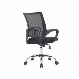 Silla q-connect oficina siena malla base metalica alt max 1000 anc 560 prof 570 ruedas premium color negro