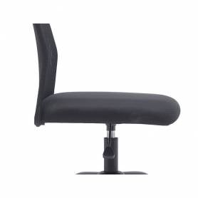 Silla q-connect oficina parma malla sin reposabrazos alt max 990 anc 480 prof 590 color negro