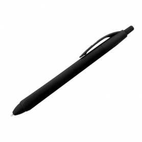 Boligrafo liderpapel gummy touch retractil 1,0 mm tinta negra