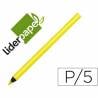 Lapices fluorescente liderpapel jumbo neon amarillo - LN04