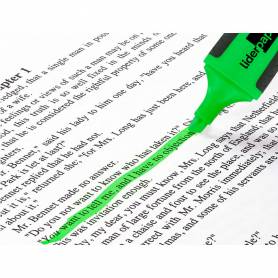 Rotulador liderpapel mini fluorescente verde