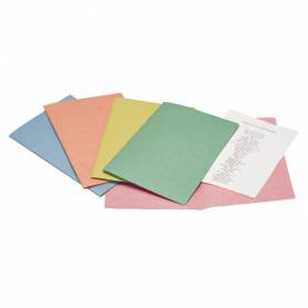 Subcarpeta cartulina liderpapel folio colores surtidos paquete de 25 unidades retractiladas