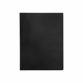 Carpeta liderpapel escaparate 50 fundas pvc folio negro