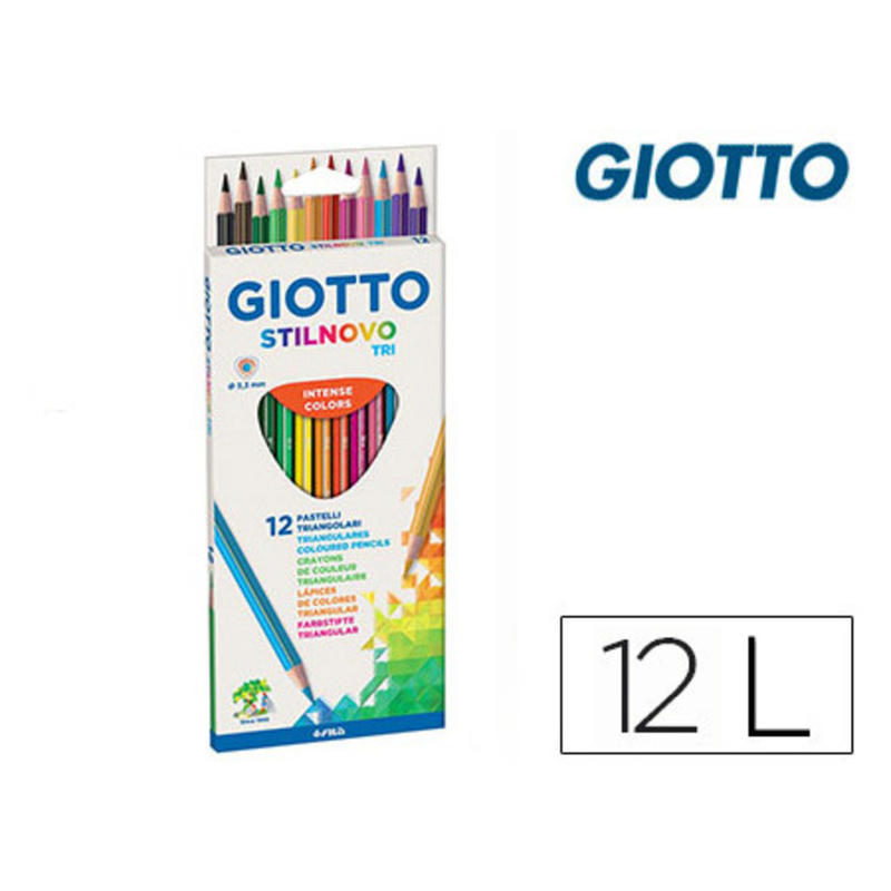 Lapices de colores giotto stilnovo tri caja de 12 colores