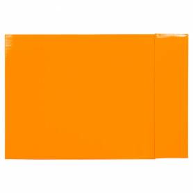 Caja archivador liderpapel de palanca carton folio documenta lomo 75mm color naranja