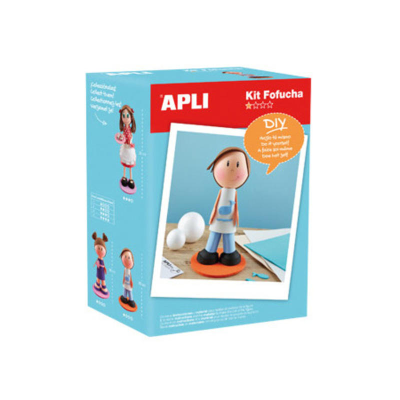 Kit de manualidades apli fofucha niño