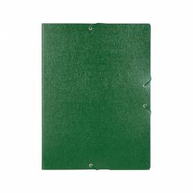 Carpeta proyectos liderpapel folio lomo 50mm carton gofrado verde