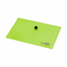 Carpeta liderpapel dossier broche 44223 polipropileno din a7 verde translucido