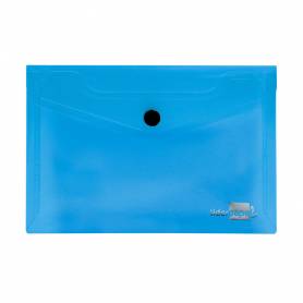 Carpeta liderpapel dossier broche 44222 polipropileno din a7 azul translucido